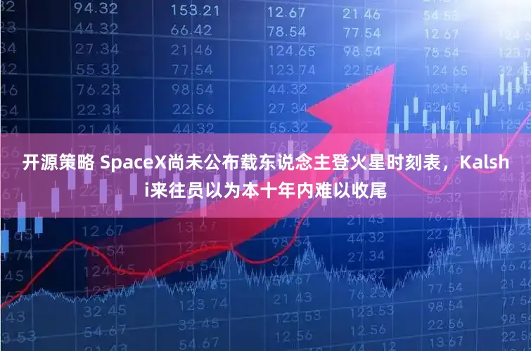 开源策略 SpaceX尚未公布载东说念主登火星时刻表，Kalshi来往员以为本十年内难以收尾